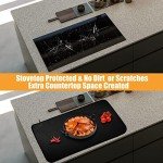 Heat Resistant Electric Stove Top Cover - Black