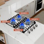 Empava 30" Gas Stove Cooktop with 4 Burners