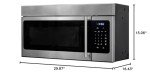 FORTÉ 30" Stainless Steel Over-the-Range Microwave