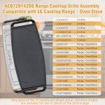 Gas Griddle Assembly for LG Cooktops and Ranges