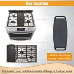 Gas Griddle Assembly for LG Cooktops and Ranges