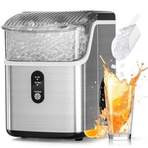 Countertop Nugget Ice Maker - Self-Cleaning & Fast