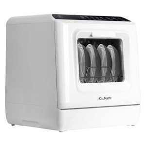 ChuMaste Portable Countertop Dishwasher with 5 Programs