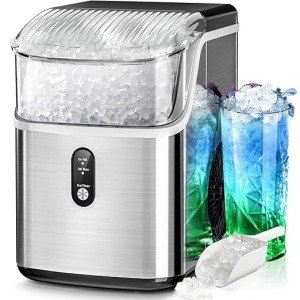 Portable Nugget Ice Maker for Home or Office