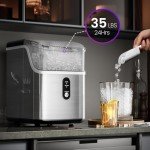 Portable Nugget Ice Maker for Home or Office