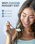 EASYERA Compact Nugget Ice Maker for Home