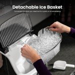 Portable Nugget Ice Maker for Home or Office