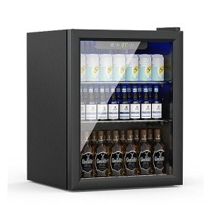 Erivess 70 Can Compact Beverage Refrigerator