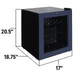 West Bend 15-Bottle Beverage Cooler Refrigerator