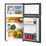 HAILANG 3.2 Cu.Ft Compact Mini Fridge with Freezer
