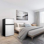 HAILANG 3.2 Cu.Ft Compact Mini Fridge with Freezer