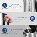 COMFEE' Stainless Steel Electric Kettle, 1.7L