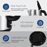 COMFEE' Stainless Steel Electric Kettle, 1.7L