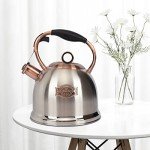 Stainless Steel Whistling Stovetop Tea Kettle 3.0Q