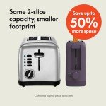 Bella 2-Slice Slim Toaster with Shade Control