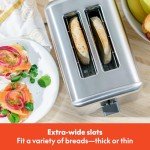 Bella Stainless Steel 2-Slice Toaster with Extra Wide Slots
