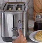 GE 2-Slice Stainless Steel Toaster with Extra Wide Slots