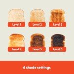 Bella Stainless Steel 2-Slice Toaster with Extra Wide Slots