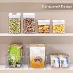 Vtopmart Clear Food Storage Organizer Bins - 4 Pack