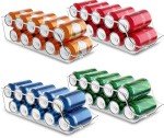 Utopia Kitchen Clear Soda Can Organizer Set of 4