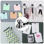 Strong Black Fridge Magnets - 12 Piece Set