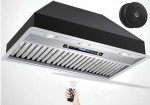 42-Inch Stainless Steel Range Hood Insert with Remote