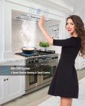 42-Inch Stainless Steel Range Hood Insert with Remote