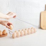 8-Piece Clear Fridge Organizer Bins Set