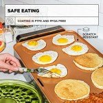 CRUX Nonstick Electric Griddle for Indoor Cooking