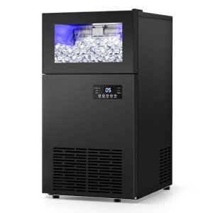 130Lbs/24H Commercial Ice Maker Machine, 15" Wide