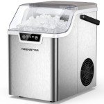 KEENSTAR Soft Chewable Nugget Ice Maker, 40Lbs/Day