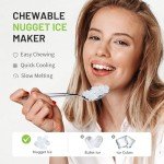 KEENSTAR Soft Chewable Nugget Ice Maker, 40Lbs/Day
