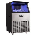 RESTISLAND 200 lbs Commercial Ice Maker Machine