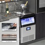 YITAHOME 150LBS/24H Commercial Ice Maker Machine