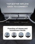 Silonn Commercial Ice Maker - 100 lbs/Day, Stainless Steel