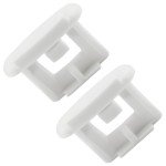 WD12X10304 Dishwasher Upper Rack Slide Cap Clips
