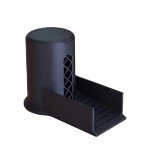 Dishwasher Air Gap Cover with Ramp - Black
