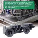 Dishwasher Rack Carrier and Roller Kit Replacement