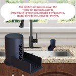 Dishwasher Air Gap Cover with Ramp - Black