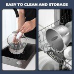 DEVINC Electric Food Processor with 2 Bowls & Blades