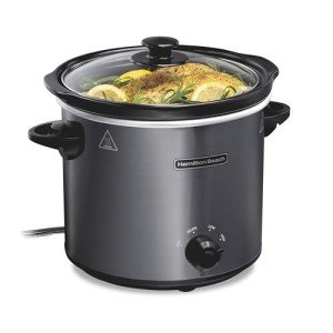 Hamilton Beach 4-Quart Slow Cooker with Glass Lid