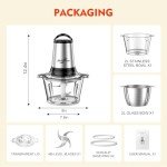 500W Electric Meat Grinder and Food Processor