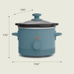 Bella 1.5 Qt Slow Cooker with Manual Control