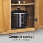 Hamilton Beach 4-Quart Slow Cooker with Glass Lid