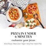 Crispy Crust Electric Pizza Oven - Portable 12 Inch