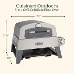 Cuisinart 3-in-1 Grill, Griddle & Pizza Oven
