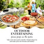 Crispy Crust Electric Pizza Oven - Portable 12 Inch