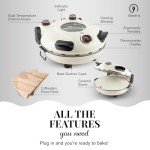 Crispy Crust Electric Pizza Oven - Portable 12 Inch