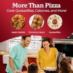 Crispy Crust Electric Pizza Oven - Portable 12 Inch