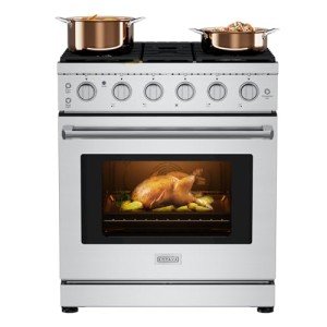 Empava 30" Gas Range with True Convection Oven